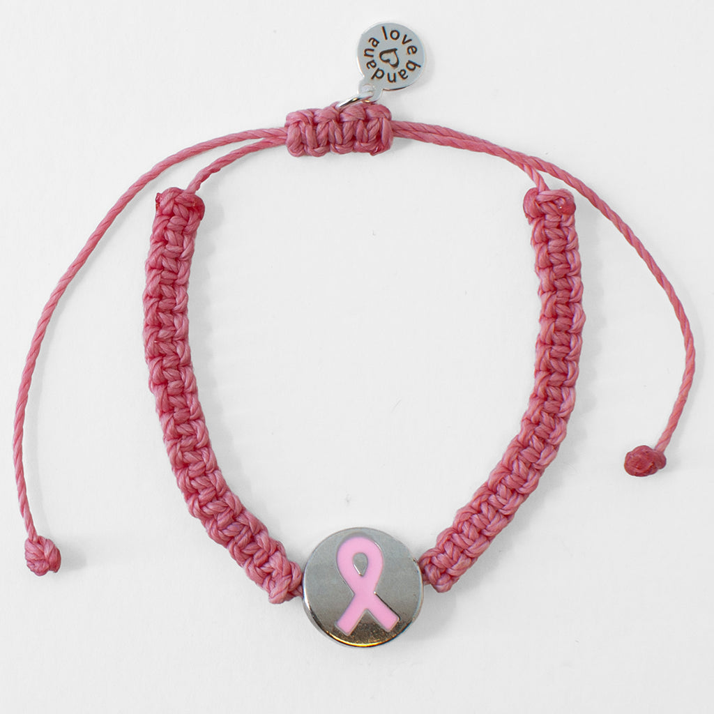 Breast Cancer Awareness Knotted String