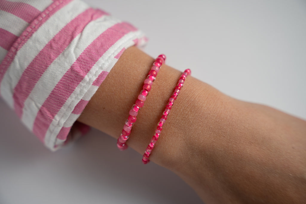 Pretty in Pink Mini Candi Beads