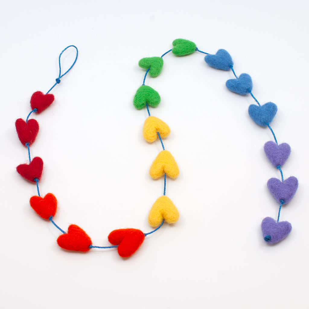 Rainbow Heart-String