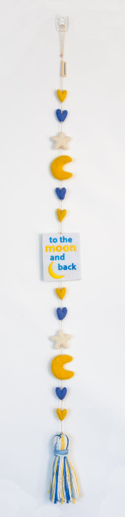 To The Moon and Back Heart String