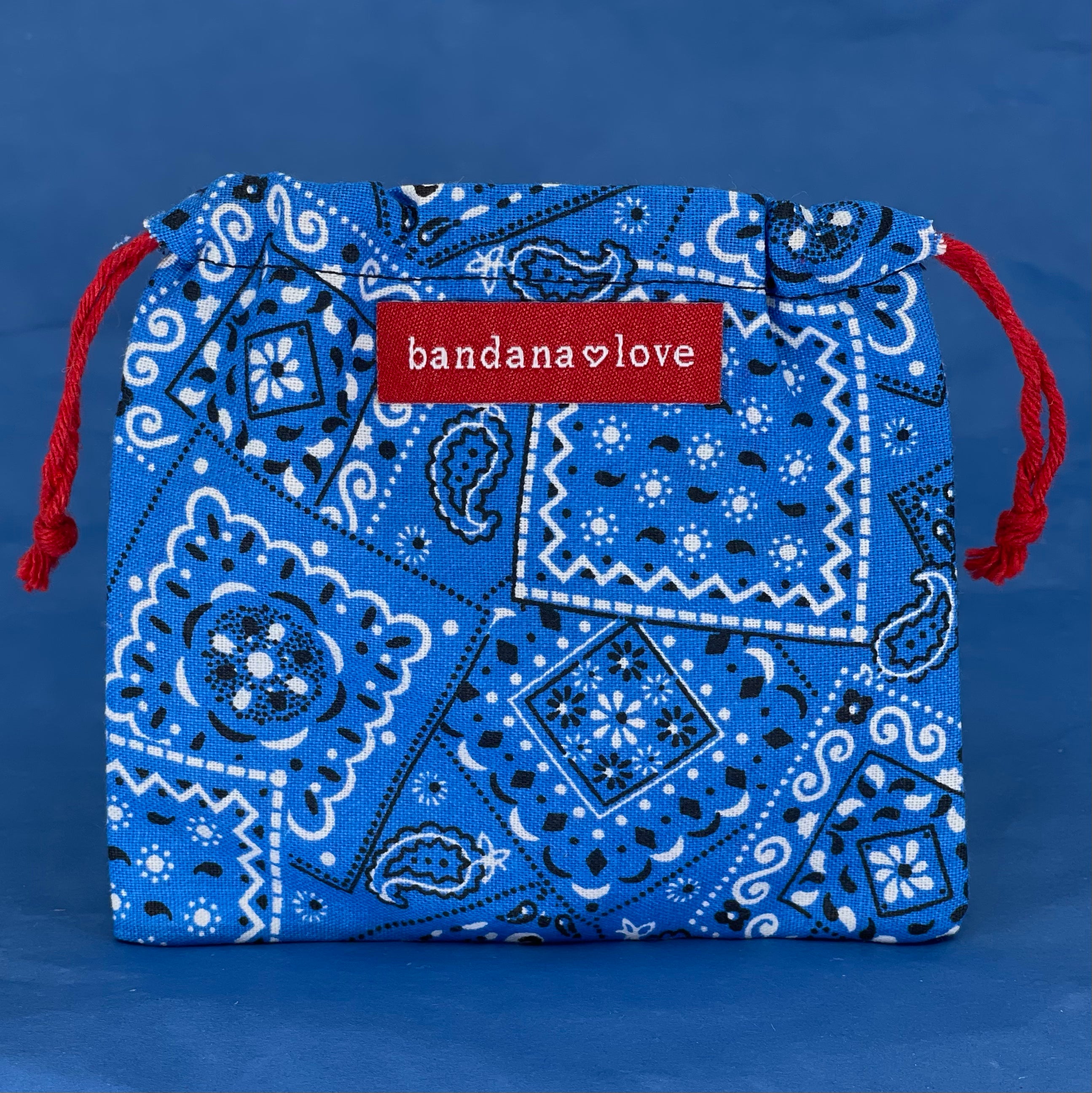 Royal Blue Bandana Travel Bag