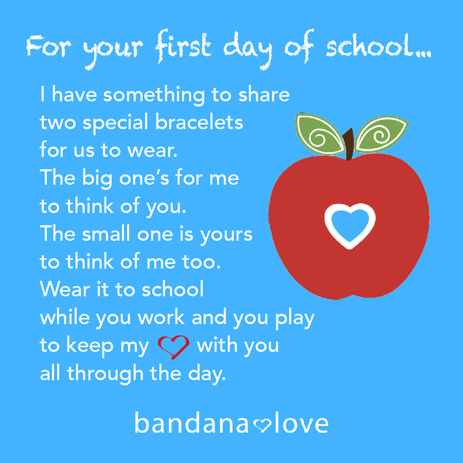 First Day of School Packaging (FREE when you purchase two bracelets ...